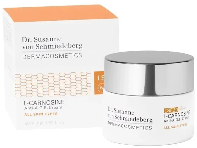 Dr. Susanne von Schmiedeberg L-Carnosine Anti-A.G.E. Cream LSF 30 Gesichtscreme 50 ml 