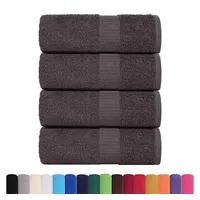 VidaXL Gästetücher 4 Stk. Anthrazit 30x50 cm 360 g/m2