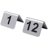 Contacto Tischnummernschilder, 1-12