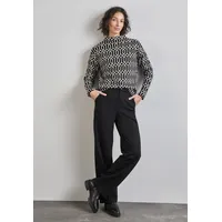 STREET ONE Damen A302834 Jaquard Pullover,Mehrfarbig, 38