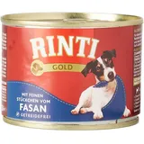 RINTI - Gold ¦ Fasan- 12x185g ¦ nasses Hundefutter in Dosen