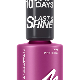 Manhattan Last & Shine Nail Polish Nagellack 570 Pink Fields