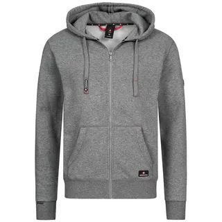 Höhenhorn Kapuzenpullover Woodberg Herren Hoodie für Männer Pullover Sweatshirt Hochwertige Baumwolle, weiche Innenseite, angenehm warm grau 4XL