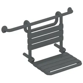 Hewi Serie 801 Einhängesitz Klappsitz anthrazitgrau