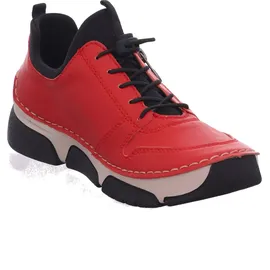 Rieker Slip-On Sneaker, mit Gummizug und Schnellverschluss rot