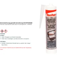 Fischer Dachdichtstoff DDK 310 ml transparent