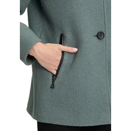 GIL BRET Wolljacke mit Kapuze in graugrün | Gr.: 44