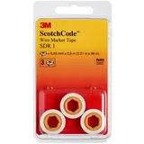 3M Deutschland Kabelmark. Nachfüllrollen Ziffer 1, 3er Pack
