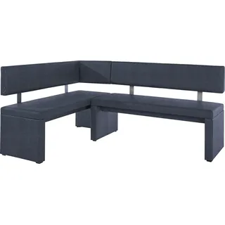 Strukturstoff langer Schenkel rechts 190 x 90 x 140 cm dunkelblau