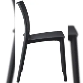 CLP Gartenstuhl Meton 42 x 42 x 81 cm schwarz