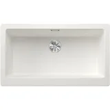 Blanco Vintera XL 9-UF links Einbauspüle Silgranit Weiß Handbetätigung 896 x 510 mm