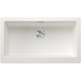 Blanco Vintera XL 9-UF links Einbauspüle Silgranit Weiß Handbetätigung 896 x 510 mm
