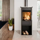 Haas+Sohn Montegrotto III Kaminofen Schwarz / Whiterock