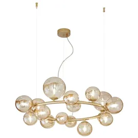 LUCE ambiente Design Honey 16-flg. Ø 82 cm gold