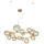 LUCE ambiente Design Honey 16-flg. Ø 82 cm gold
