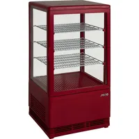 Saro Mini-Umluftkühlvitrine Modell SC 70 rot