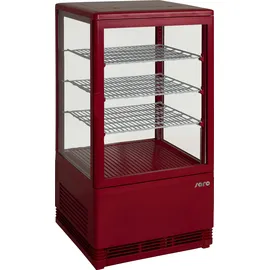 Saro Mini-Umluftkühlvitrine Modell SC 70 rot