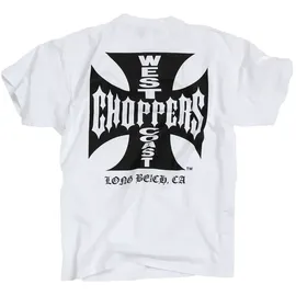 West Coast Choppers Og Classic Kurzarm-t-shirt - White / Black - 3XL