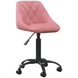 vidaXL Esszimmerstuhl Rosa Samt