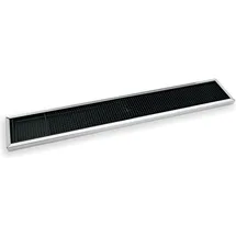 Was Bar Zubehör, Barmatte mit Edelstahlrahmen, - 61x10cm"