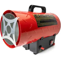 Grafner Grafner® 15kW Gasheizgebläse Gasheizer für Gasflasche Gasdruckregler Bauheizer