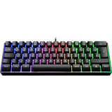 ISY IGK-3500, Mini Gaming Tastatur, Rubberdome, Sonstiges, Kabelgebunden, Schwarz
