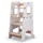 Relaxdays Lernturm Sterne 44 x 44 x 90 cm Kiefer massiv weiß/natur