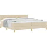 vidaXL Boxspringbett 200 x 200 cm Weiß