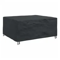 VidaXL Gartenmöbelabdeckung Schwarz 200 x 165 x 80 cm