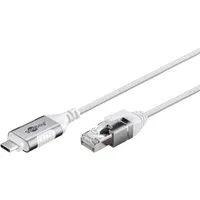 Goobay USB-C 3.1/RJ45 weiß,