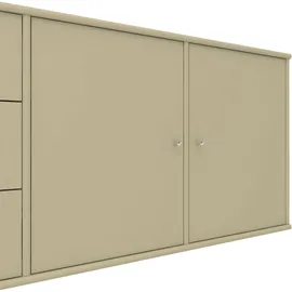 Hammel Furniture Sideboard HAMMEL FURNITURE "Mistral, Hochwertig Schrank, hängend/stehend montierbar", beige, B:220cm H:61cm T:42cm, Sideboards, mit Türen und Schubladen, B: 220 cm, anpassungsbar Designmöbel