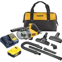 DeWalt DCV 501 LP1 Akku Stabsauger 18 V 0,7 l Staubklasse L + 1x Akku 5,0 Ah + Ladegerät