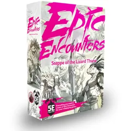| Epic Encounters: Steppe of The Lizard Thane | Begegnungsset mit Lizard Thane und Abenteuerinhalt | 2+ Spieler | 120-360 Minuten