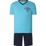 Jan Vanderstorm Shorty Pyjama-Shorts Blau 64/66