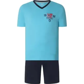 Jan Vanderstorm Shorty Pyjama-Shorts Blau 64/66