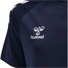 hummel Core Poly Tee S/S Kids, marine 116
