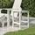 vidaXL Adirondack-Gartentisch 45 x 38 x 14 cm Weiß