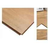 vidaXL Laminatboden 5 pcs Dunkles Walnuss 101 x 20 x 0,8 Cm