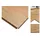 vidaXL Laminatboden 5 pcs Dunkles Walnuss 101 x 20 x 0,8 Cm