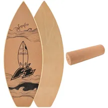 F2 Cork Balanceboard Surf 84 - braun