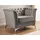 s-style möbel Chesterfield-Sessel Whitby Samt 116 x 78 x 82 cm Grau