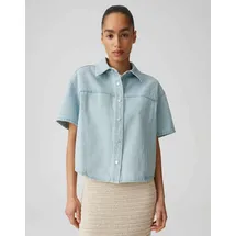 Opus Bluse Ferluna breath Blau M