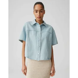 Opus Bluse Ferluna breath Blau M