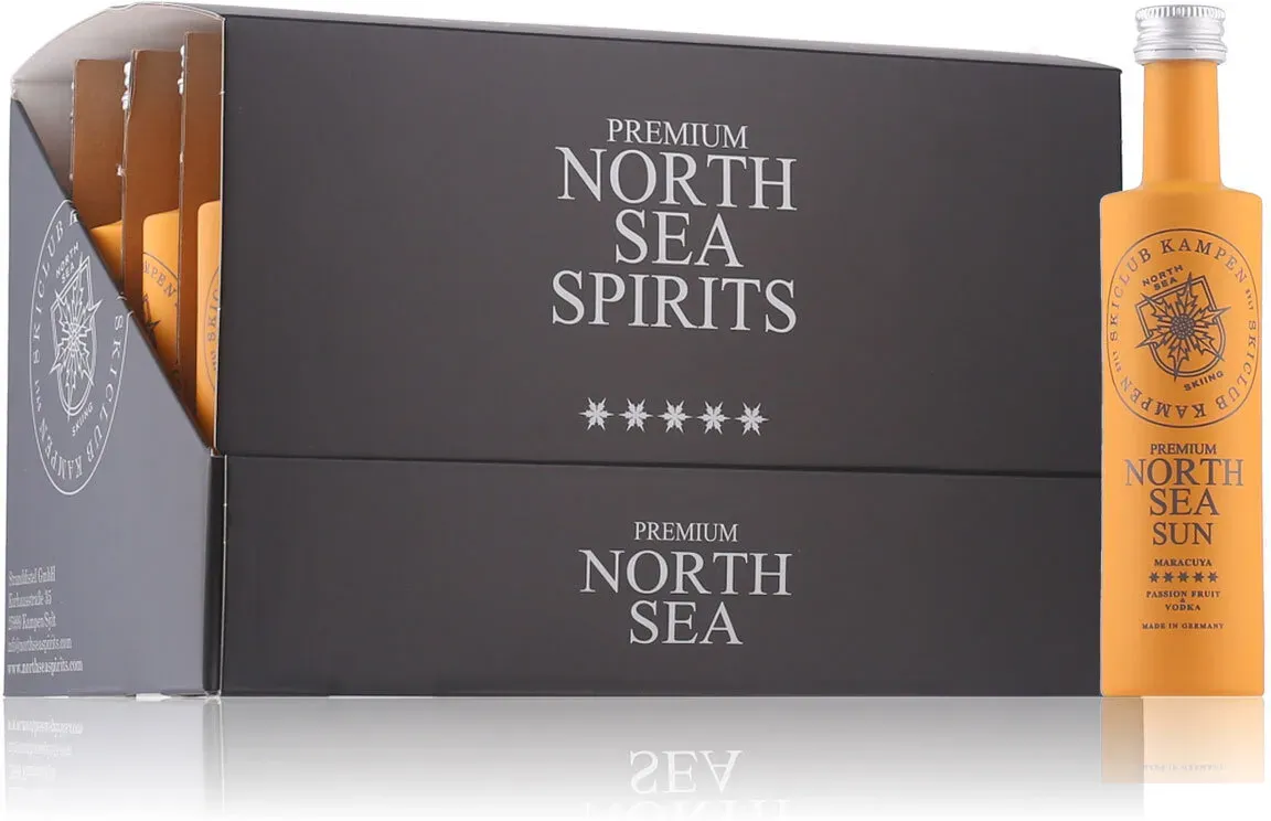 Skiclub Kampen Premium North Sea Sun Passion Fruit & Vodka Miniaturen 15% Vol. 24x0,05l