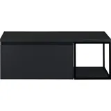 Waschtischunterschrank Sanox Frozen BxHxT 120 x 43 cm x 45 cm Frontfarbe schwarz