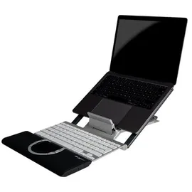 Mousetrapper Laptop Stand Notebook- & Tablet-Ständer Schwarz, Silber