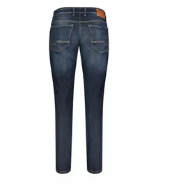 MAC Arne Pipe enge Stretch-Jeans in dark blue Waschung-W33 / L32