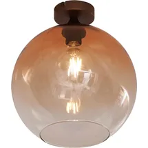 QAZQA Sandra 1-flammig kugelförmig braun Glas