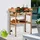 Dobar Pflanztisch mit 3 Schubladen 78 x 88 x 38 cm Natur