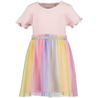 BLUE SEVEN - Kurzarm-Kleid Rainbow Dancer in rosa, Gr.80,